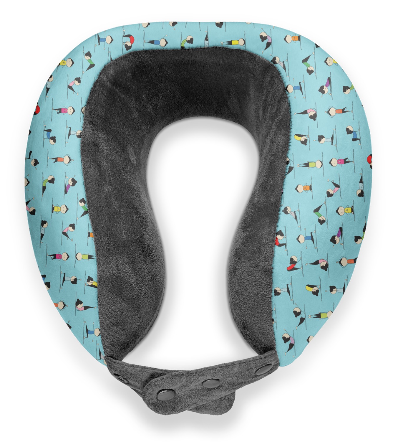 Yoga Poses Travel Neck Pillow YouCustomizeIt