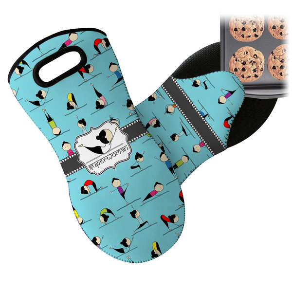 Yoga Poses Neoprene Oven Mitt