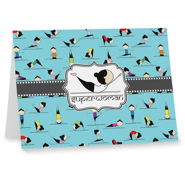 Custom Yoga Poses Note cards (Personalized)