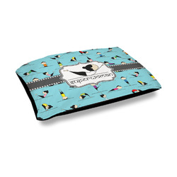 Yoga Poses Outdoor Dog Bed - Medium (Personalized)