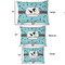 Yoga Poses Outdoor Dog Beds - SIZE CHART