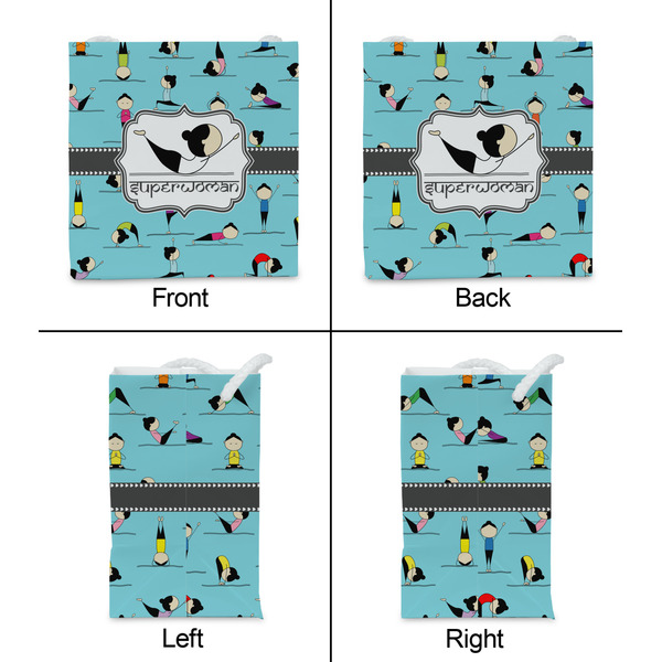 Yoga Poses Party Favor Gift Bag - Gloss - Approval