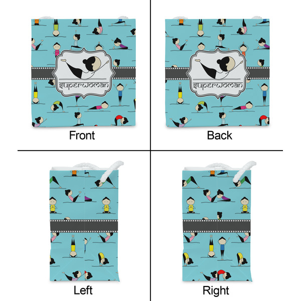 Yoga Poses Party Favor Gift Bag - Matte - Approval