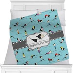 Yoga Poses Minky Blanket (Personalized)