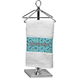 Yoga Poses Cotton Finger Tip Towel (Personalized)