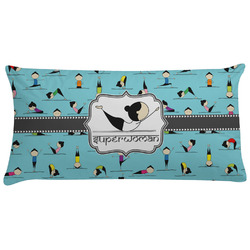 Yoga Poses Pillow Case - King (Personalized)