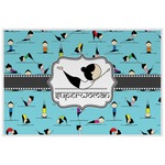 Yoga Poses Laminated Placemat w/ Name or Text