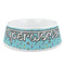 Yoga Poses Plastic Dog Bowl - Medium (Personalized)