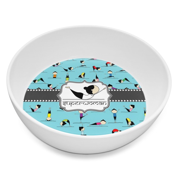 Custom Yoga Poses Melamine Bowl - 8 oz (Personalized)