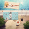 Yoga Poses Pool Towel Lifestyle