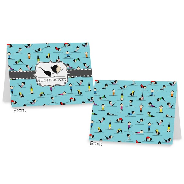 Yoga Poses Postcard - Front and Back