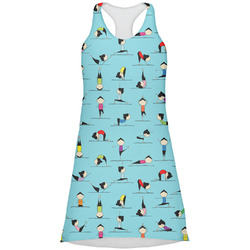 Yoga Poses Racerback Dress - Large