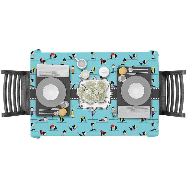 Yoga Poses Rectangular Tablecloths - LIFESTYLE