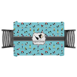 Yoga Poses Tablecloth - 58"x58" (Personalized)