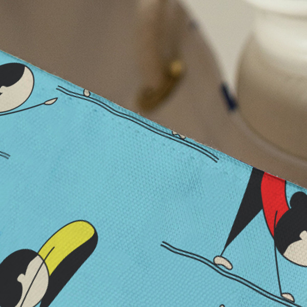 Yoga Poses Large Rope Tote - Close Up View