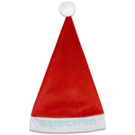 Yoga Poses Santa Hat - Front (Personalized)