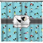 Yoga Poses Shower Curtain (Personalized)