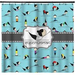 Yoga Poses Shower Curtain (Personalized)