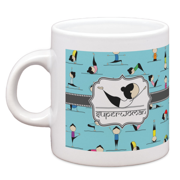 Yoga Poses Single Shot Espresso Cup - Single Front
