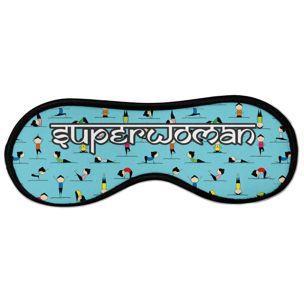 Custom Yoga Poses Sleeping Eye Masks - Large (Personalized)