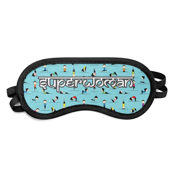 Custom Yoga Poses Sleeping Eye Mask - Small (Personalized)