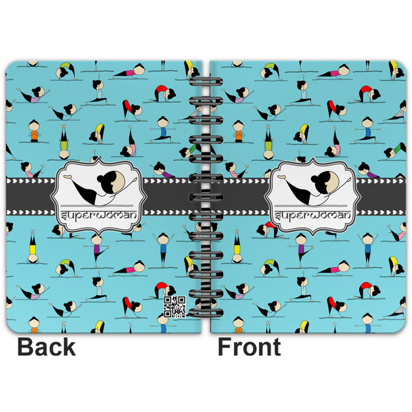 Yoga Poses Spiral Journal 5 x 7 - Apvl