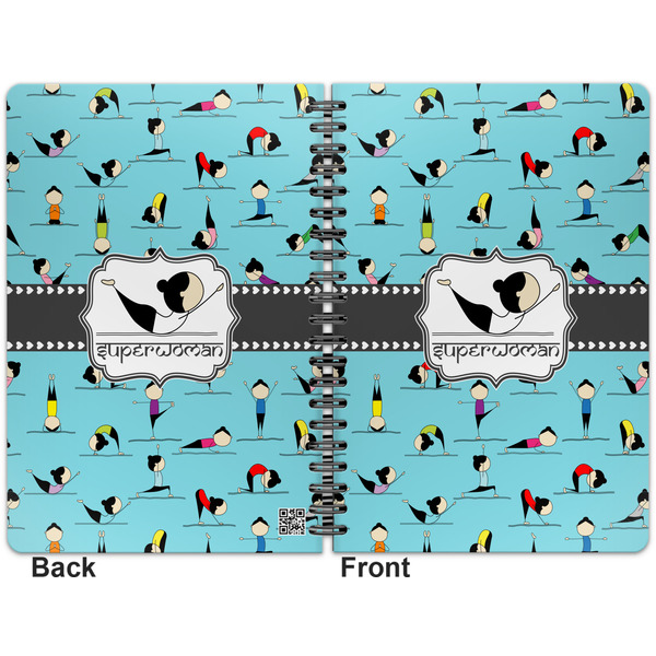 Yoga Poses Spiral Journal 7 x 10 - Apvl