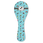 Yoga Poses Ceramic Spoon Rest (Personalized)