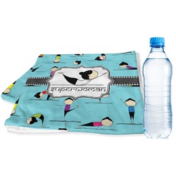 Yoga Poses Sports & Fitness Towel (Personalized)