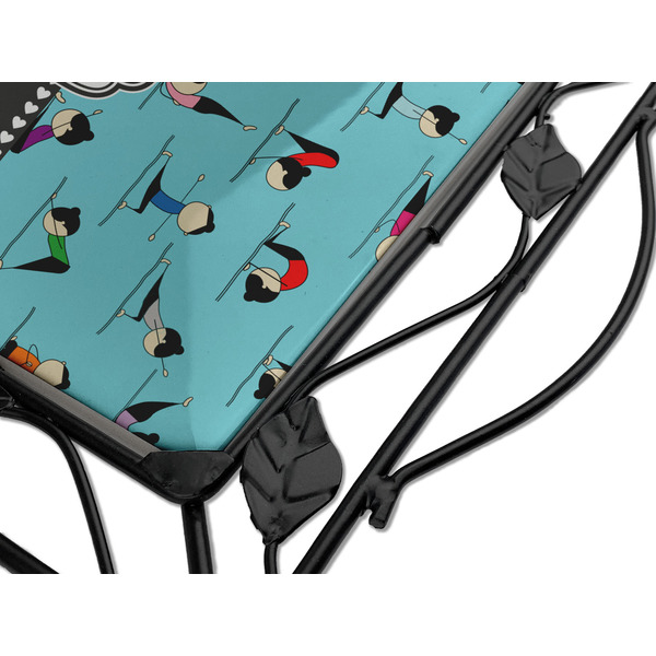 Yoga Poses Square Trivet - Detail