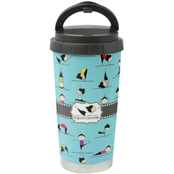 Yoga Poses Stainless Steel Coffee Tumbler (Personalized)
