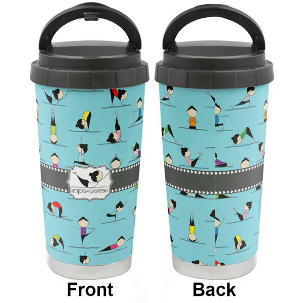 Yoga Poses Stainless Steel Travel Cup - Apvl
