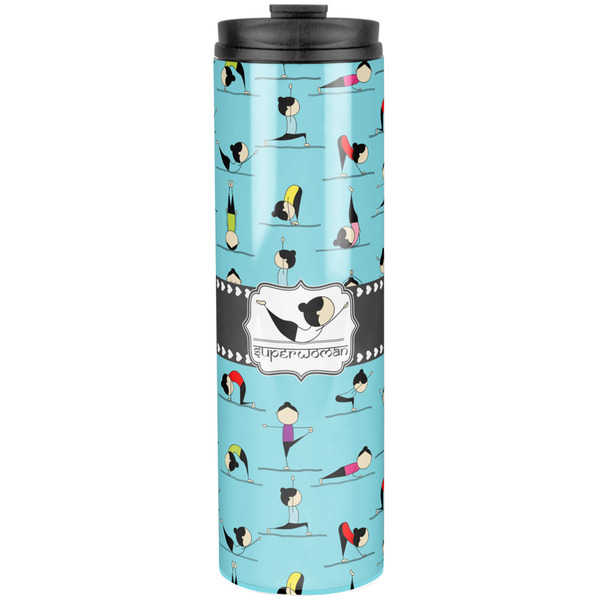 Yoga Poses Stainless Steel Tumbler 20 Oz - Front