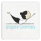 Yoga Poses Paper Dinner Napkin - Front View