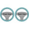 Yoga Poses Steering Wheel Cover- Front and Back