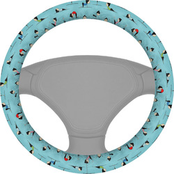 Yoga Poses Steering Wheel Cover (Personalized)