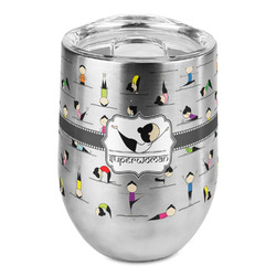 Yoga Poses Stemless Wine Tumbler - Full Print (Personalized)