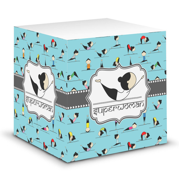 Custom Yoga Poses Sticky Note Cube (Personalized)