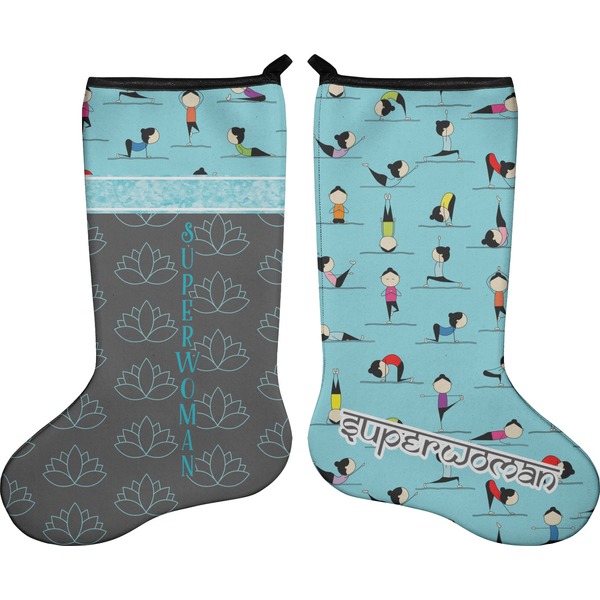 Yoga Poses Stocking - Double-Sided - Approval