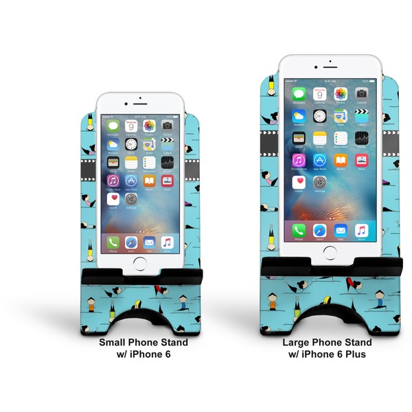 Yoga Poses Stylized Phone Stand - Comparison