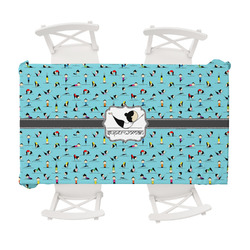 Yoga Poses Tablecloth - 58"x102" (Personalized)