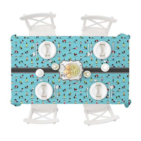 Yoga Poses Tablecloths (58"x102") - TOP VIEW
