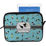 Yoga Poses Tablet Case / Sleeve - Large (Personalized)