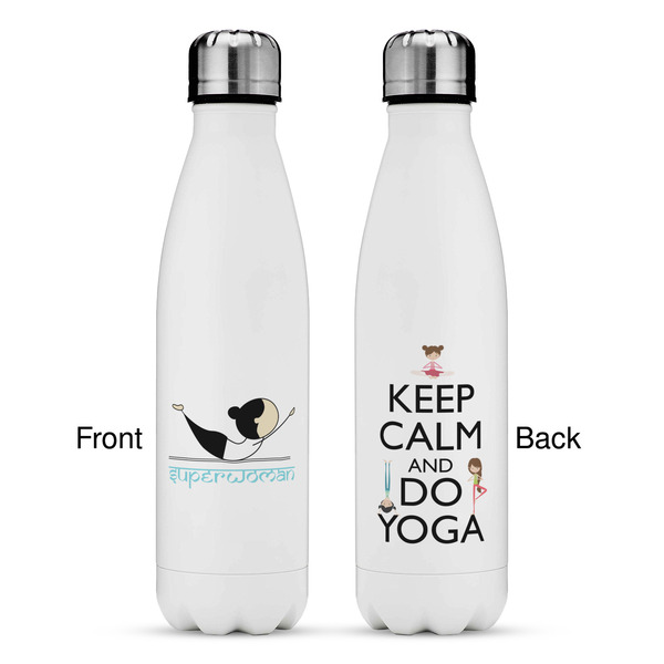 Yoga Poses Tapered Water Bottle - Apvl
