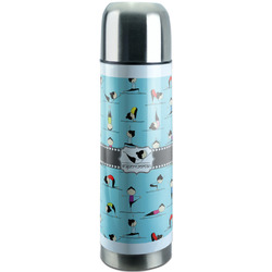 Yoga Poses Stainless Steel Thermos (Personalized)