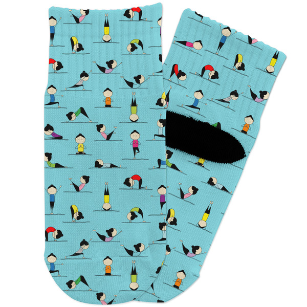 Custom Yoga Poses Toddler Ankle Socks