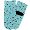 Yoga Poses Toddler Ankle Socks - Single Pair - Front and Back