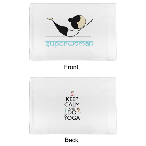 Yoga Poses Toddler Pillow Case - APPROVAL (partial print)