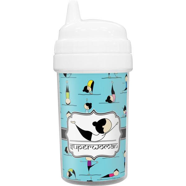 Custom Yoga Poses Sippy Cup (Personalized)