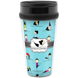 Yoga Poses Acrylic Travel Mug without Handle (Personalized)
